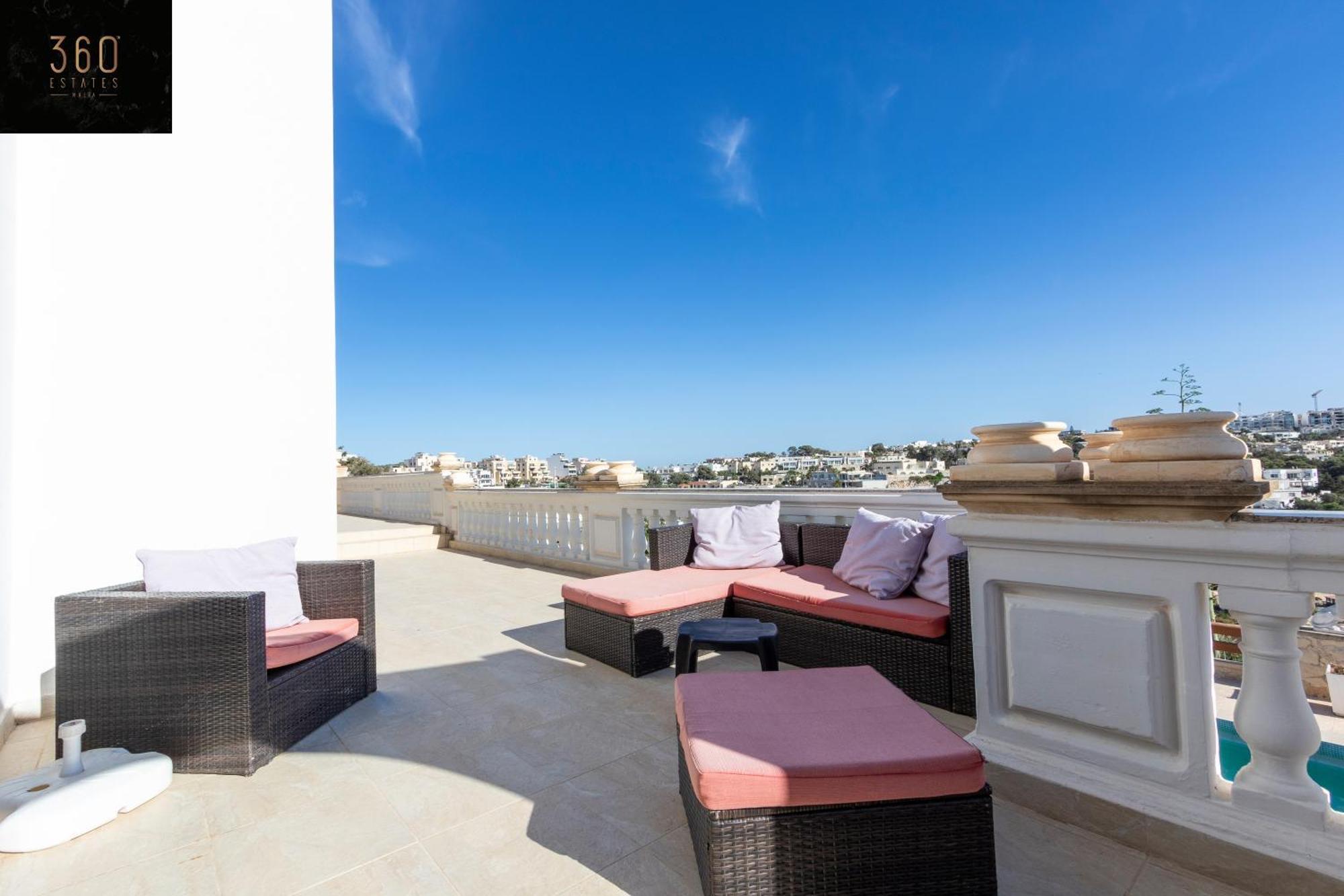 Massive Villa Pool Area With Views, Wifi With Bbq By 360 Estates Mellieha Exterior foto